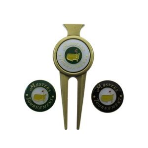 Masters Green and Gold Divot Tool Set